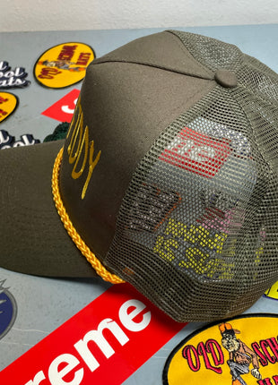Rowdy Roger Official Two Fiddy Mesh with Yellow Rope Snapback Hat Cap