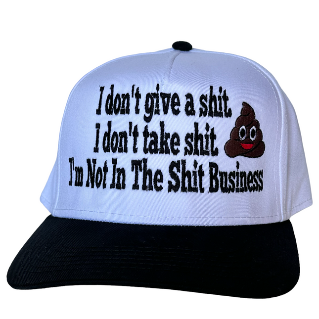 I don’t give a shit Funny Humor SnapBack Cap Hat
