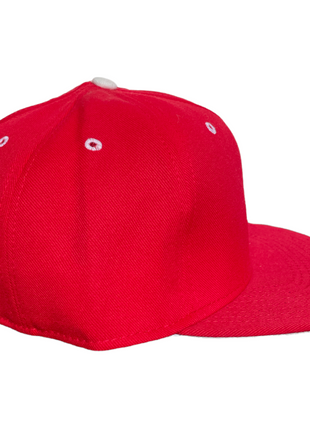 True Vintage Fitted Red 5 Panel Hat Cap 7 1/8