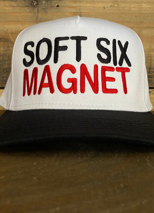 Soft Six Magnet Vintage Snapback hat cap custom embroidery