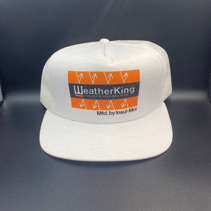 Vintage Weather king cellulose fiber installation Mesh Trucker Snapback Hat