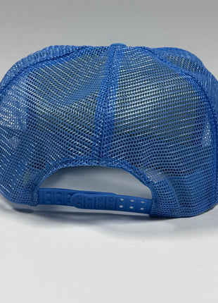 I NEED BEER Blue Vintage Flat Bill Mesh Trucker Hat SnapBack Cap Funny Beer Hat Custom Printed