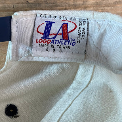 Vintage Notre Dame Shark Tooth Alternate Logo Athletic Snapback Hat White