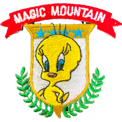 Vintage Magic Mountain Tweety Bird 2.75”x2.75” Sew On Patch