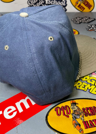 GOD IS GREAT Beer is good People are Crazy Vintage Custom Embroidered Rope Indigo Snapback Cap Hat