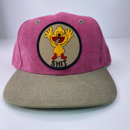 Custom Chicken Shit Vintage Snapback Hat Cap
