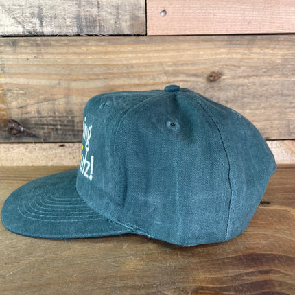 I’m Going NUCKIN Futz Vintage Custom Embroidered Dark Green Mid Crown Baseball Flat Brim Adjustable Strap Back Cap Hat