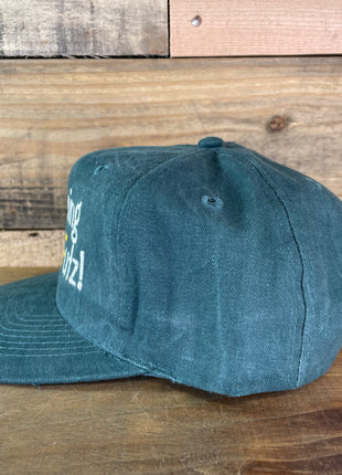I’m Going NUCKIN Futz Vintage Custom Embroidered Dark Green Mid Crown Baseball Flat Brim Adjustable Strap Back Cap Hat