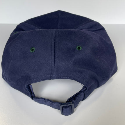 YOUR MOM LOVES ME Vintage Blue Crown Green Brim Strapback Cap Hat Humor Funny Custom Embroidered