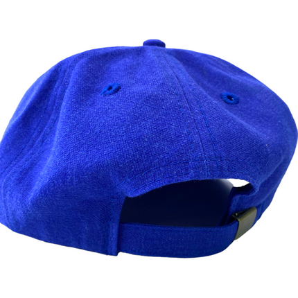 Custom Houston Livestock Rodeo patch Vintage Blue Strapback Hat Cap