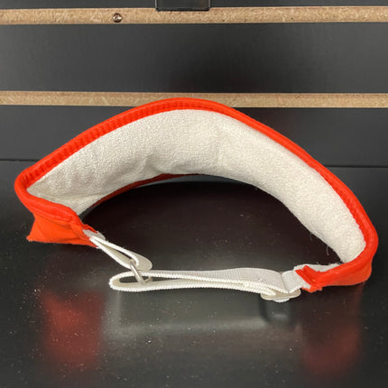 Vintage Beat It Orange Golf Visor