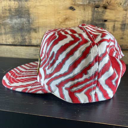 Custom Jurassic Park Vintage Zebra Snapback hat cap