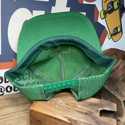 Vintage John Deere Green Mesh Snapback Trucker Cap Hat Made In USA Louisville MFG Co (With Tags)