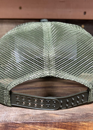 Letting The Dogs Out Since 1965 Vintage Green Mesh SnapBack Hat Cap with Yellow rope Custom embroidery