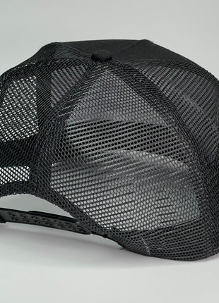 Old School OSH Black Mesh Trucker Snapback Cap Custom Embroidery Plus FREE Surprise Hat