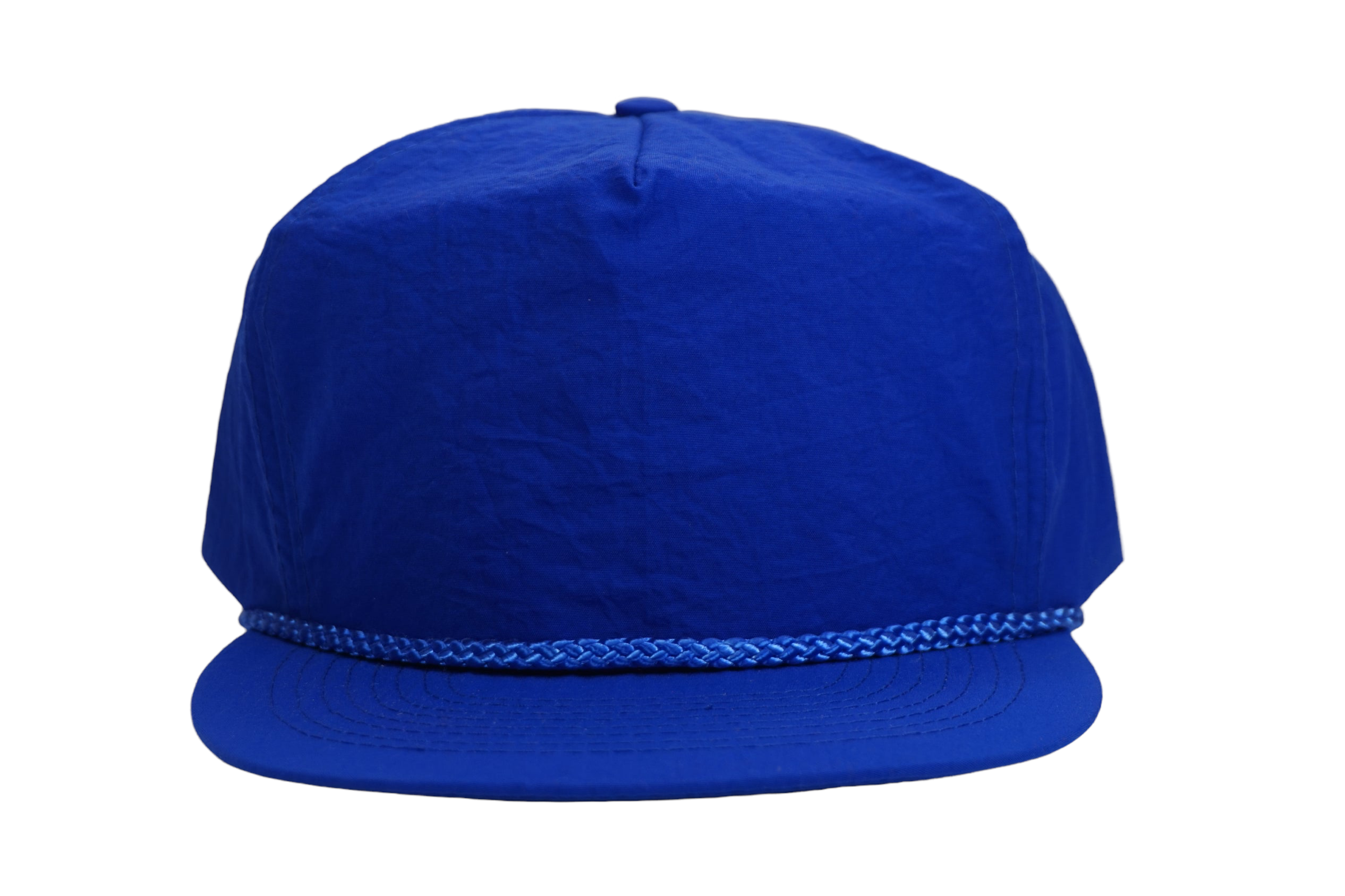 Blank 5-Panel Rope Snapback Hat Royal Blue