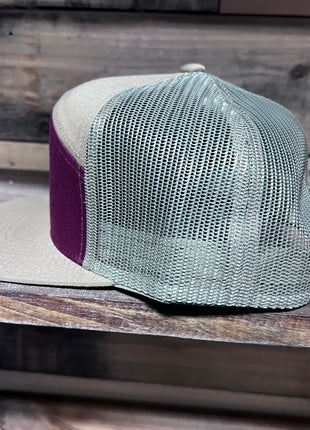 The Leather Head Hat Co Merle Haggard Sing Me Back Home 7 Panel Mesh SnapBack Hat Cap
