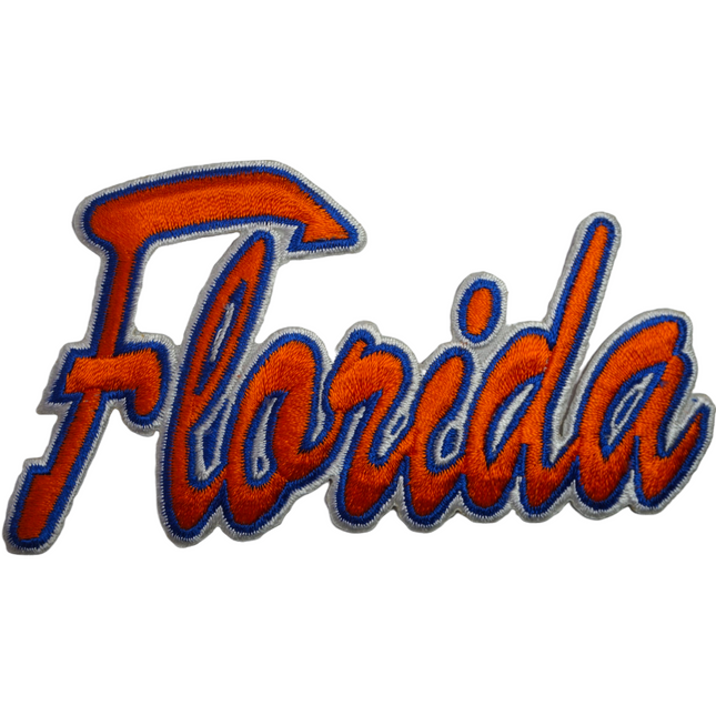 Florida Cursive Letters 4.75" x 2.5" Patch