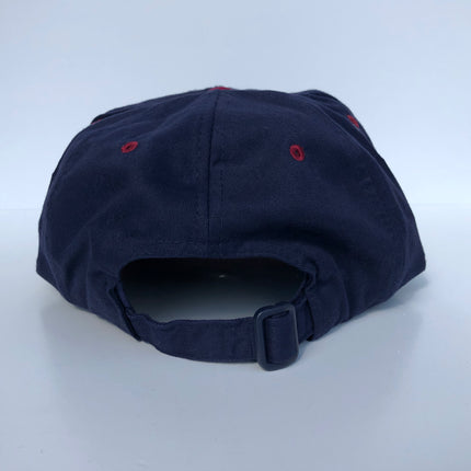 Upperdeckys navy/maroon Strapback hat cap Custom