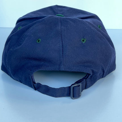 SMILE IF YOUR NOT WEARING PANTIES Vintage Strapback Navy Blue Crown Cap Hat Funny For Him Custom Embroidered