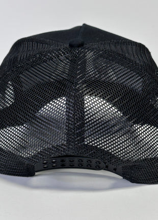 Georgia Bulldog Vintage Black Mesh Trucker Cap Hat Custom Embroidery