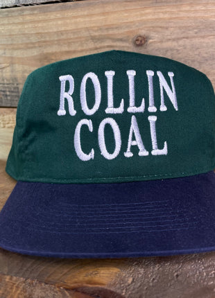 ROLLIN COAL Diesel Trucks Vintage Custom Embroidered Strapback Cap Hat