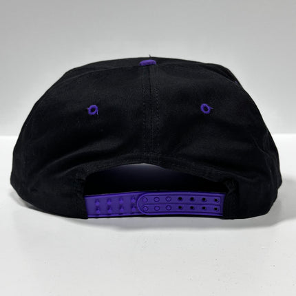 IM NOT STUPID IM JUST DRUNK MARDI GRAS Vintage Purple Brim SnapBack Cap Hat Custom Embroidered