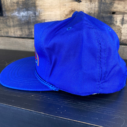 Vintage KHSAA sweet sixteen basketball championship Blue rope Snapback hat cap