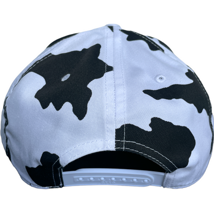 Retro Cow Print Mid to Low Crown SnapBack Hat Cap