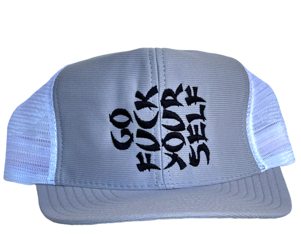 Casquette Trucker Vintage Années 80 - Motif Karaté / I Know Chinese Language - Neuf Sans Étiquette