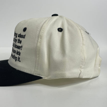 The Funniest thing about this hat custom embroidered vintage Strapback cap hat meme funny