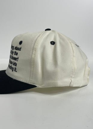 The Funniest thing about this hat custom embroidered vintage Strapback cap hat meme funny