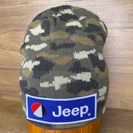 Custom Jeep Camouflage Beanie Hat Cap