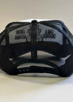 I AM A TRUCKER I FEAR NOTHING EXCEPT GOD AND MY WIFE Curve Brim Black Mesh Trucker SnapBack Cap Hat Custom Embroidered