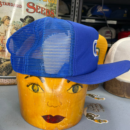 Vintage GTE blue mesh Snapback hat cap