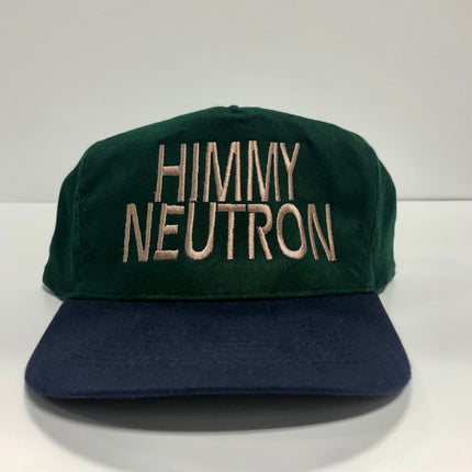 Himmy Neutron FREEZER TARPS Vintage Green Navy Brim Strapback Cap Hat Custom Embroidered Collab