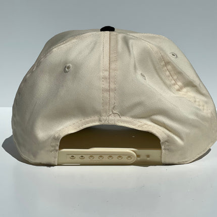 Go Fuck Your Self Custom Embroidered SnapBack Cream/Black