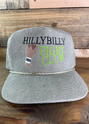 Hillbilly Fight Club Rope Golf Snapback Cap Hat Custom Embroidered