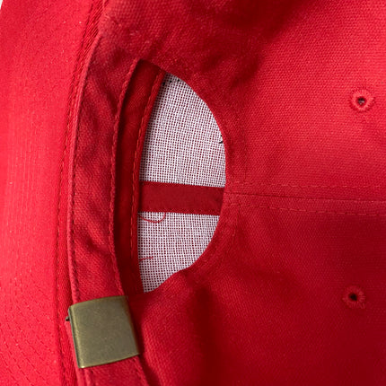 Custom Country WestPoint Honor Duty Vintage Red Strapback Hat Cap