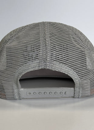 Head Will Solve Any Problem Vintage Gray Mesh Trucker SnapBack Hat Cap Custom Embroidery