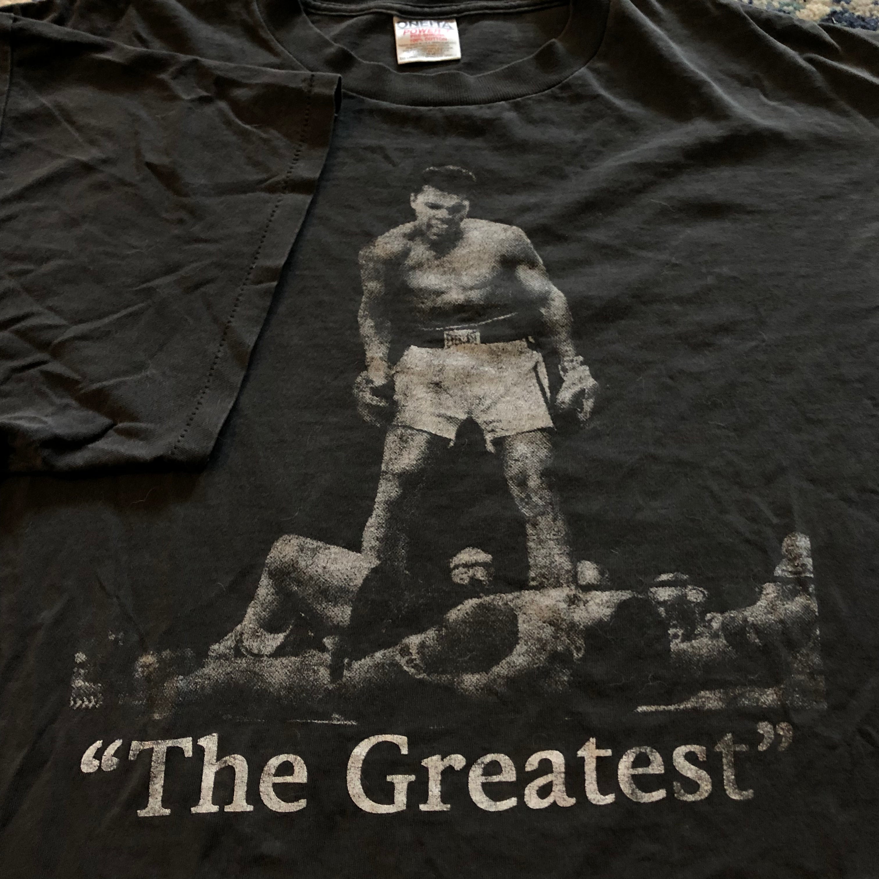 Vintage 90's Muhammad Ali black T-shirt 2xl – Old School Hats Vintage 90's Muhammad Ali black T-shirt 2xl – Old School Hats