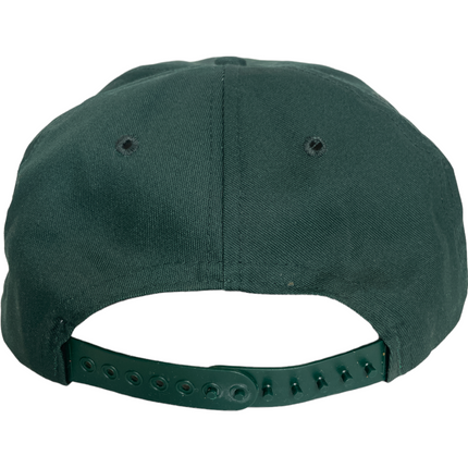 Vintage Tiffin University Green SnapBack Hat Cap Made in USA
