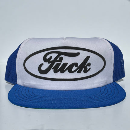 Fuck Trucker Hat Custom Puff Trucker Hat