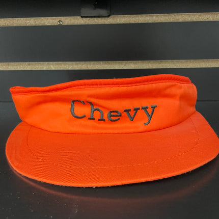 Vintage Chevy Orange Golf Visor