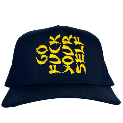 Go Fuck Your Self Black SnapBack Custom Embroidered