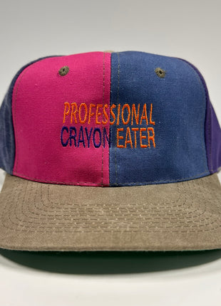 Professional Crayon Eater Vintage Pinwheel SnapBack Cap Hat Custom Embroidered
