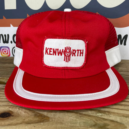 Vintage KENWORTH Trucking Company Trucker Mesh Snapback Hat Cap Made in USA