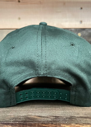 Wet Paint Vintage Green SnapBack Hat Cap with Green rope Custom Embroidery