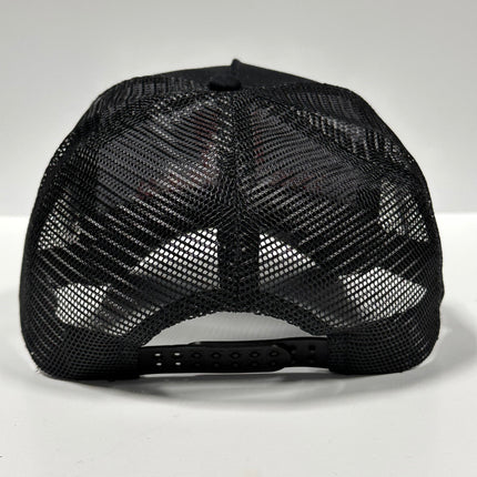 I AM NOT THE FATHER Vintage Mesh Black Trucker SnapBack Cap Hat Custom Embroidered