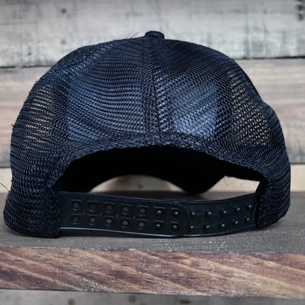 First Of All, She Was My 2nd Cousin Vintage Black Mesh with Rope Snapback Hat cap Custom Embroidery